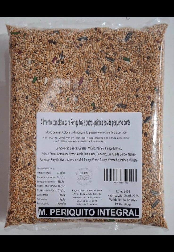 PERIQUITO INTEGRAL 500 GR