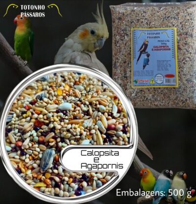 Alimento para Calopsita e Agapornes 500g
