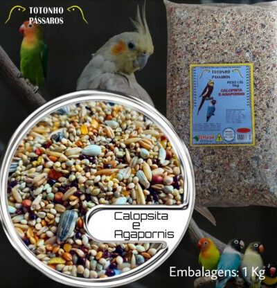 Alimento para Calopsita e Agapornes 1 Kg
