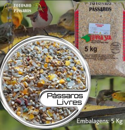 Alimento para Pássaros Livres 5 Kg