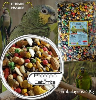 Alimento para Papagaios e Caturritas 1 Kg