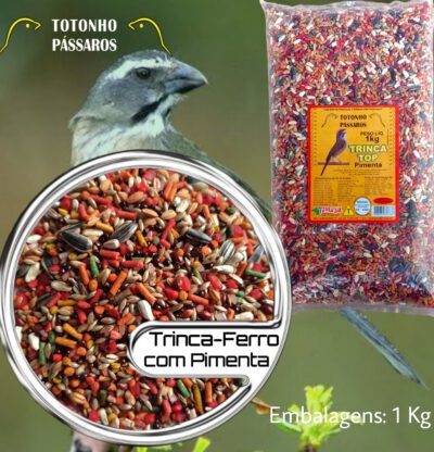 Alimento para Trinca-Ferro Top com Pimenta 1 Kg