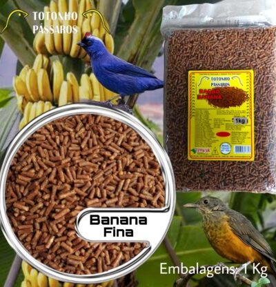 Ração de Banana Fina 1 Kg