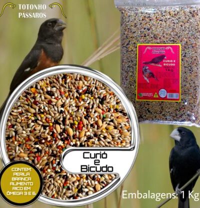 Alimento para Azulão, Curió e Bicudo 1 Kg