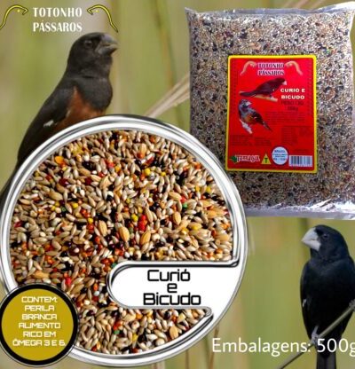 Alimento para Azulão, Curió e Bicudo 500g