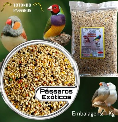 Alimento para Pássaros Exóticos 1 Kg