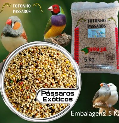 Alimento para Pássaros Exóticos 5 Kg