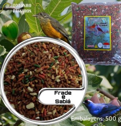 Alimento para Frade e Sabiá 500g