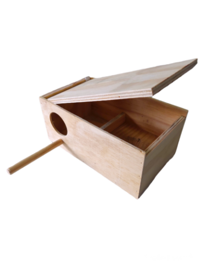 Ninho para Agapornis – (14 x 16 x 27) cm