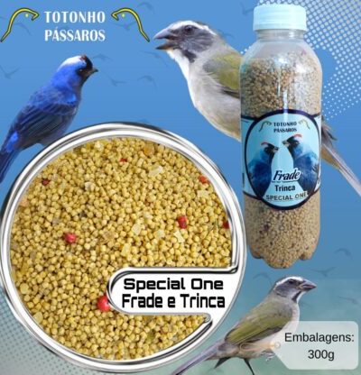 Ração Extrusado 300g com Frutas Special One Frade e Trinca e demais Pássaros