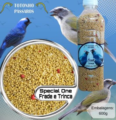 Ração Extrusado 600g com Frutas Special One Frade e Trinca e demais Pássaros